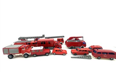 Wiking H0 Konvolut Feuerwehrfahrzeuge 12 Stck