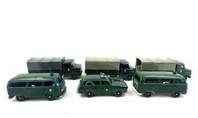 Wiking Einsatzfahrzeuge Polizei 6 Stck