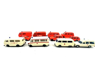 Herpa Einsatzfahrzeuge Feuerwehr und Polizei 29 Stck