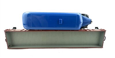 Mrklin 4514 H0 Flachwagen der DB mit Reisebus