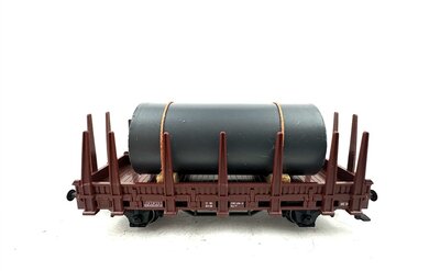 Mrklin 4459 H0 Rungenwagen Kls mit Rhre der DB