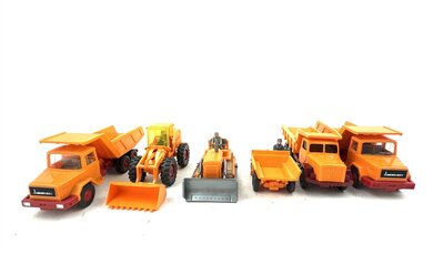 Wiking Magirus Muldenkipper Baufahrzeuge 6 Stck