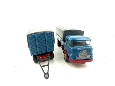 Wiking 486 H0 Krupp Pritschen-Hngerzug