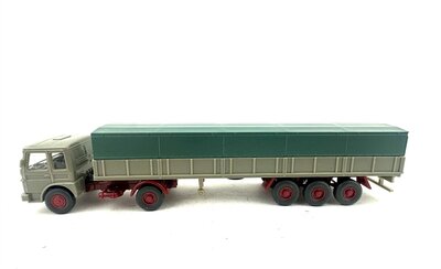 Wiking H0 MAN 517 Pritschensattelzug