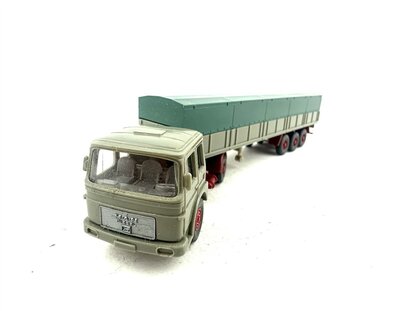 Wiking H0 MAN 517 Pritschensattelzug