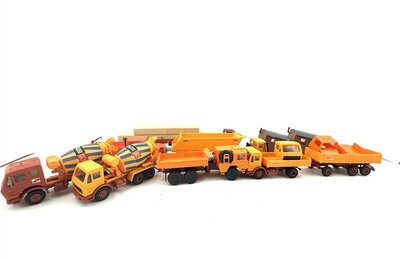 Kibri H0 Baufahrzeuge Bagger Kipper Betonmischer