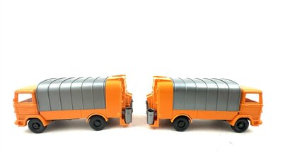 Wiking MB Mllwagen 2 Stck 1:87