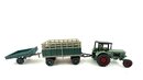 Wiking H0 Deutz Traktor mit 2 Anhngern