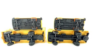 Wiking H0 Magirus und MB Postfahrzeuge 4 Stck