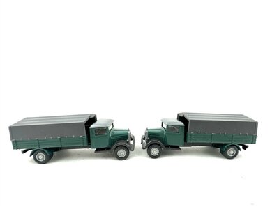 Wiking H0 3420 MB Pritschen-LKW L2500 2 Stück