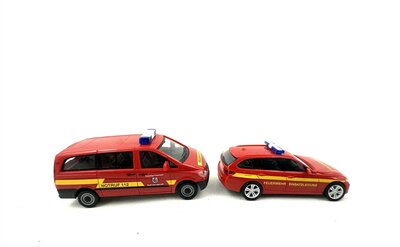 Herpa MB Vito und BMW 3er Feuerwehr