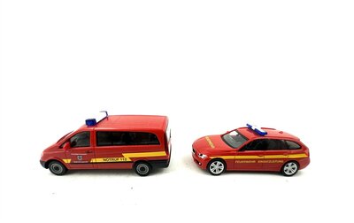Herpa MB Vito und BMW 3er Feuerwehr