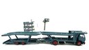 Herpa MB Autotransporter in blau 1:87