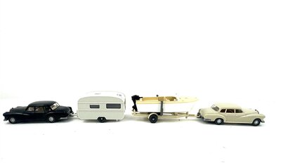 Wiking H0 MB Oldtimer mit Anhnger 2 Stck 1:87