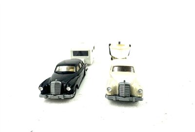 Wiking H0 MB Oldtimer mit Anhnger 2 Stck 1:87