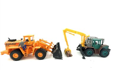 Kibri 10512 H0 Radlader mit Traktor und Greifarm