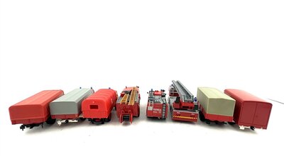 Brekina Roco Herpa Feuerwehr-Fahrzeuge 8 Stck 1:87