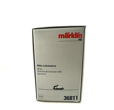 Mrklin 36811 H0 Leerkarton fr Akku-Kleinlok BR Ks