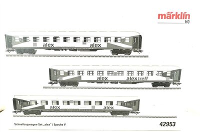 Mrklin 42953 H0 Schnellzugwagen alex Ep.V