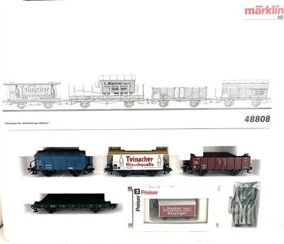 Mrklin 48808 H0 Wagen-Set Wrttemberger Oldtimer der KWStE
