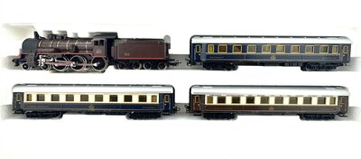 Mrklin Primex 2701 H0 Zugset Orient-Express mit Dampflok der SNCF