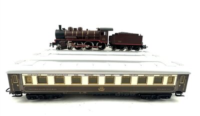 Mrklin Primex 2701 H0 Zugset Orient-Express mit Dampflok der SNCF