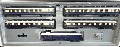 Mrklin 4228 H0 Rheingoldwagen-Set Ep.II der DRG