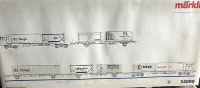 Mrklin 34090 H0 Zugset CargoSprinter Ep.V der DB-AG
