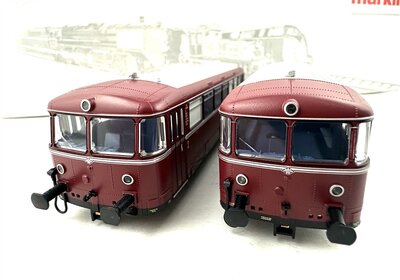 Mrklin 39978 H0 Schienenbus VT 98.9 + Beiwagen der DB mfx + Sound