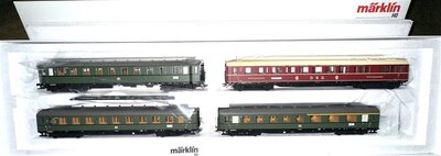 Mrklin 43279 H0 Schnellzugwagen-Set Ep.III der DB