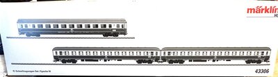 Mrklin 43306 H0 IC-Schnellzugwagen-Set Ep.IV der DB