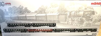 M�rklin 41275 H0 Schnellzugwagen-Set Einheitsbauart 1928...