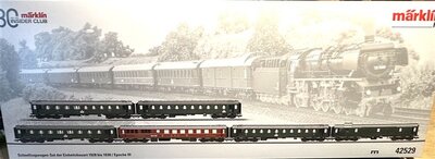 M�rklin 42529 H0 Schnellzugwagen-Set Einheitsbauart 1928...