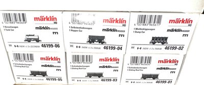 M�rklin 46199 H0 G�terwagen-Set Ep.III der DB