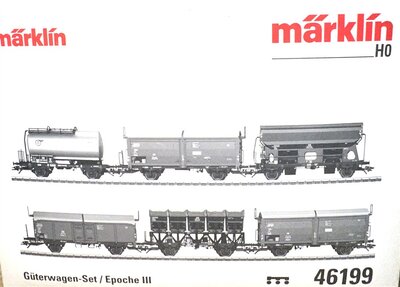 M�rklin 46199 H0 G�terwagen-Set Ep.III der DB