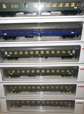 M�rklin 42912 H0 Schnellzugwagen-Set Ep.IV der DB