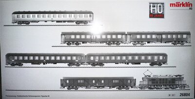 M�rklin 39716 H0 Zugset mit Elektrolok BR 117 mfx+ Sound