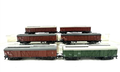 Minitrix G�terwagen Konvolut der DB 6 St�ck in Spur N