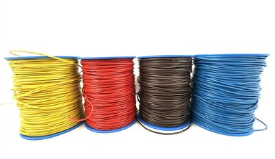 Litze Kabel einadrig jeweils 100 Meter 4 Rollen