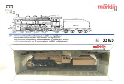 M�rklin 33185 H0 Dampflok Reihe S 3/6 der KBayStsB