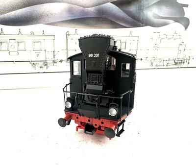 Roco 43030 H0 Zugset mit Glaskasten BR 98 der DB