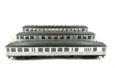 R�wa H0 Silberling Nahverkehrswagen der DB 3 St�ck