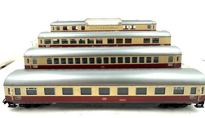 R�wa H0 TEE Personenwagen der DB 4 St�ck