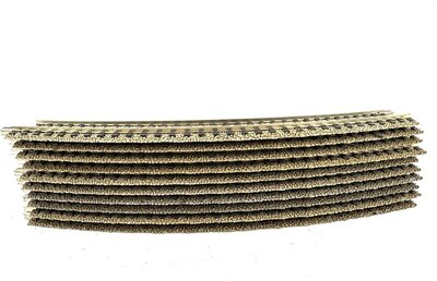 Fleischmann 6120 H0 10 gebogene Gleise R 356,5 18�