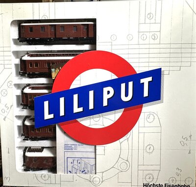Liliput 860 H0 Wagenset Orient-Express der CIWL mit Licht
