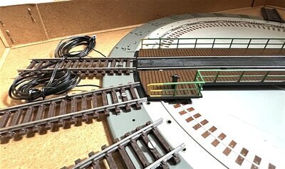 Kleinbahn H0 elektr. Drehscheibe mit Schalter