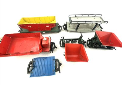 Biller Bahn G�terwagen Konvolut Spur 0e