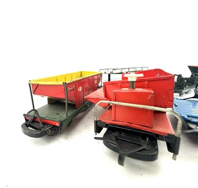 Biller Bahn G�terwagen Konvolut Spur 0e