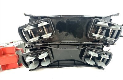 Biller Bahn Lok mit 2 Personenwagen Spur 0e