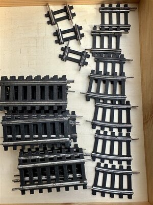 Fleischmann Spur 0 Gleise mit Pappschwellen 26 St�ck